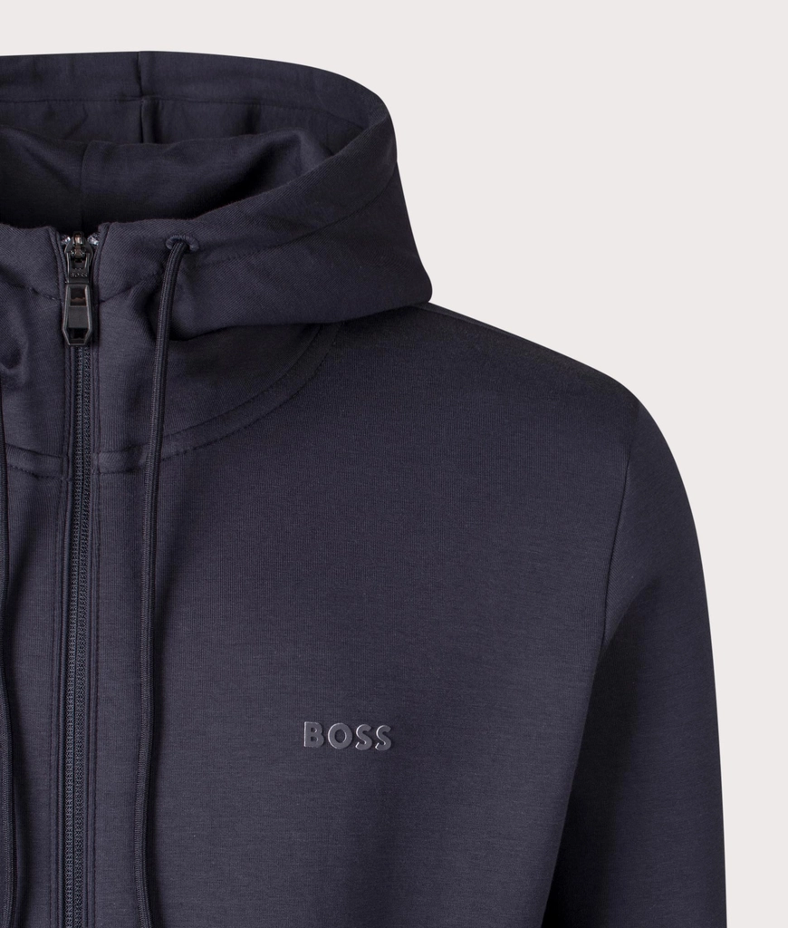 Hugo Boss Mens Zip Through Saggy Hoodie